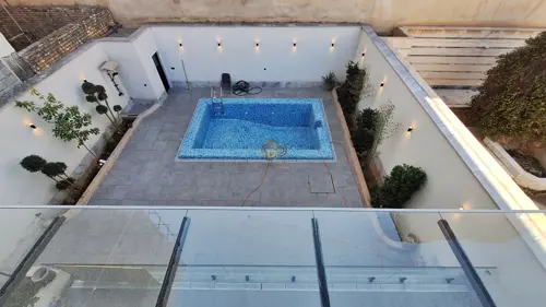 سیمان کاری و بتن ریزی